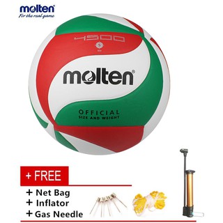 Volleyball Soft PU Volley Ball Molten V5M4500 Volleyball Free Inflator