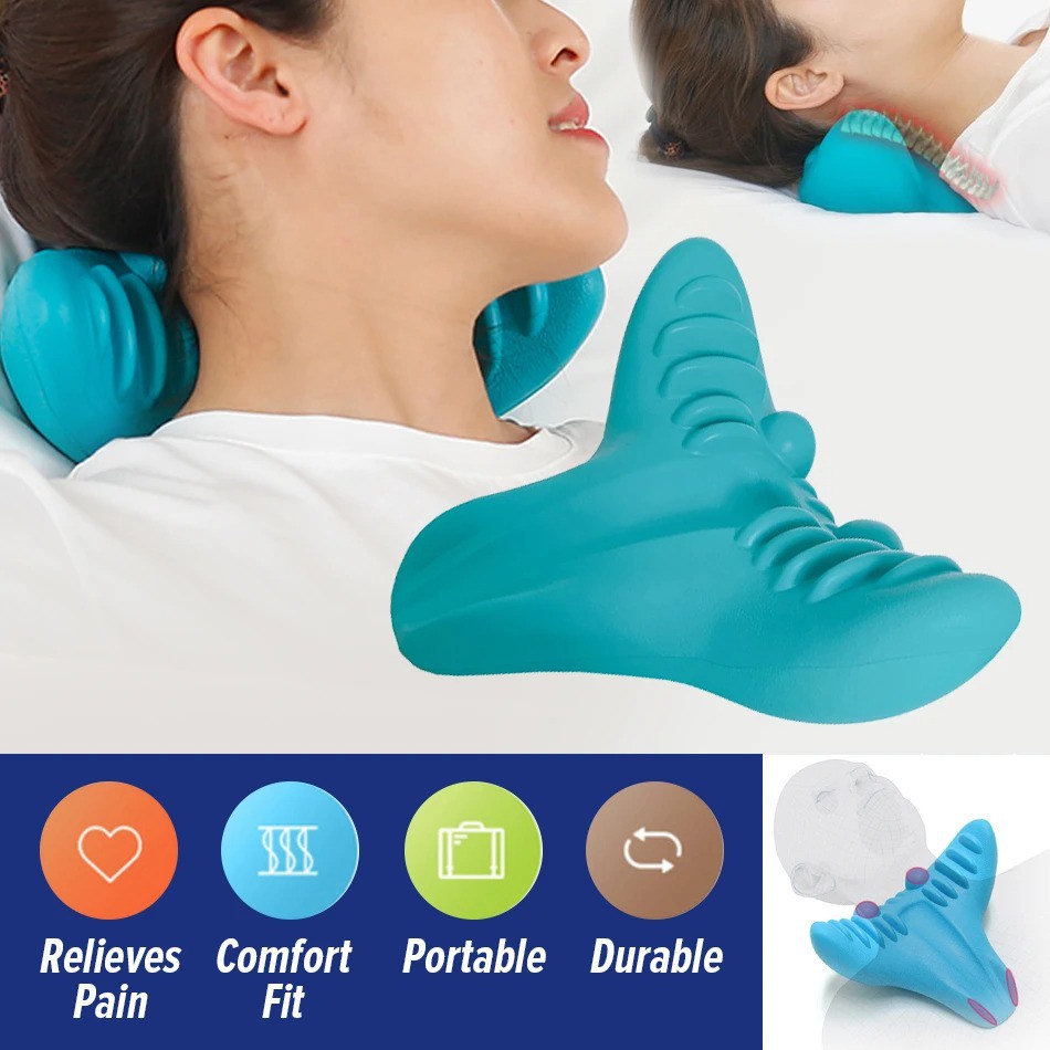 Zenithglobal Neck Relief Cervical Spine Massage Pillow Rest Shopee