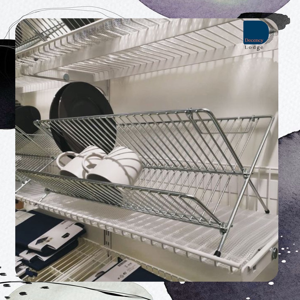 DISH DRAINER GALVANISED DISH RACK DISH SHELF RAK PINGGAN Shopee Malaysia