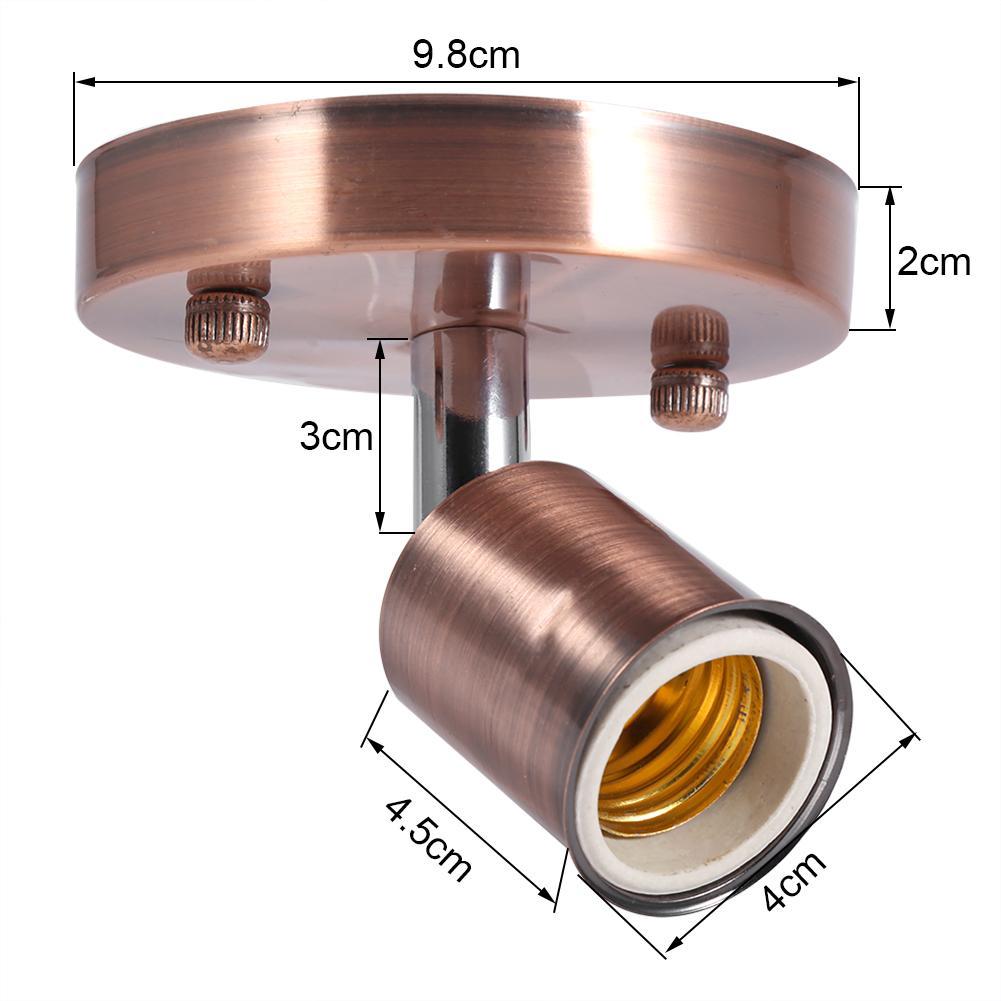 [Ready Stock]1Pc E27 Ceiling Light Wall Mounted Lamp Bulb Holder Socket