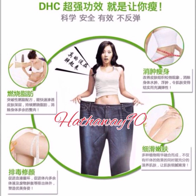 Ready Stock 100 Authentic Japan Dhc Melilot Lower Body Slim 下半身纤体瘦腿丸 Shopee Malaysia