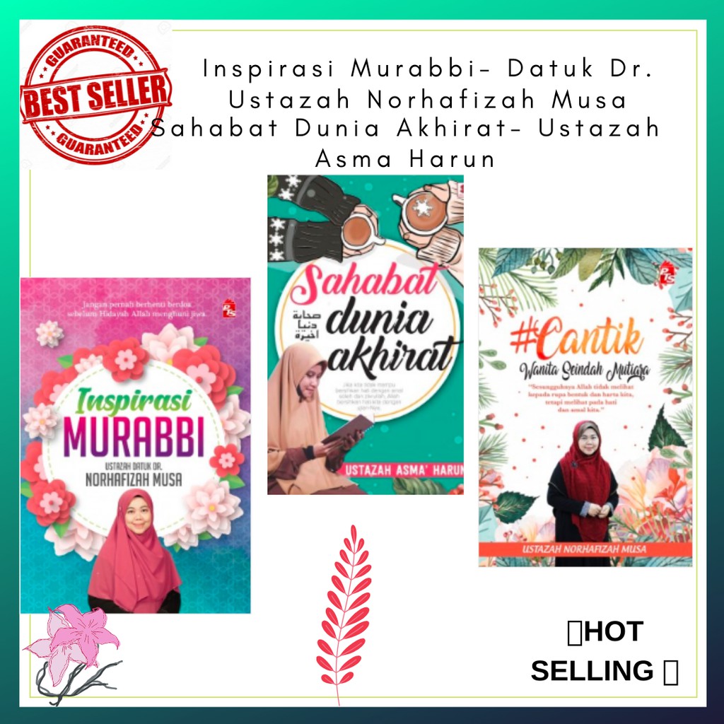Sahabat Dunia Akhirat Inspirasi Murabbi Cantik Ustazah Asma Harun Ustazah Norhafizah Musa Shopee Malaysia
