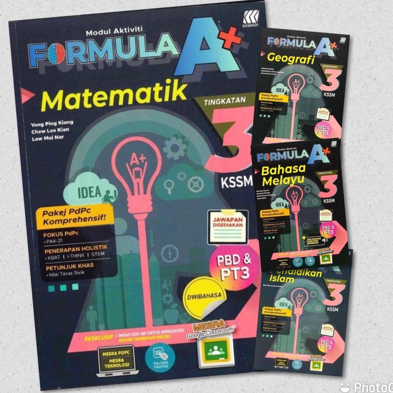 Jawapan Modul Aktiviti Formula A Matematik Tambahan Tingkatan 4 Kssm