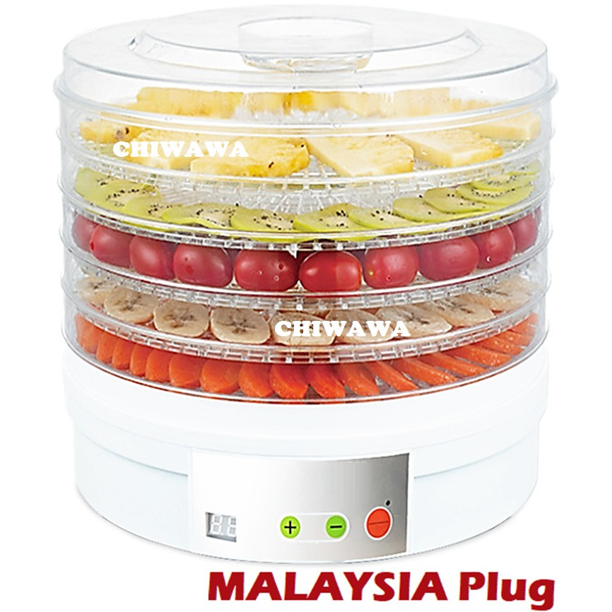 ▤❀❖Rack Food Dryer Dehydrator Dried Fruit Herbs Machine Healthy Snacks 5 Level