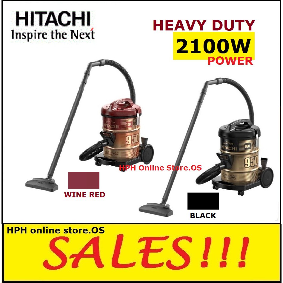 【OFFICIAL STORE】Hitachi 2100W Heavy Duty Vacuum Cleaner CV950F