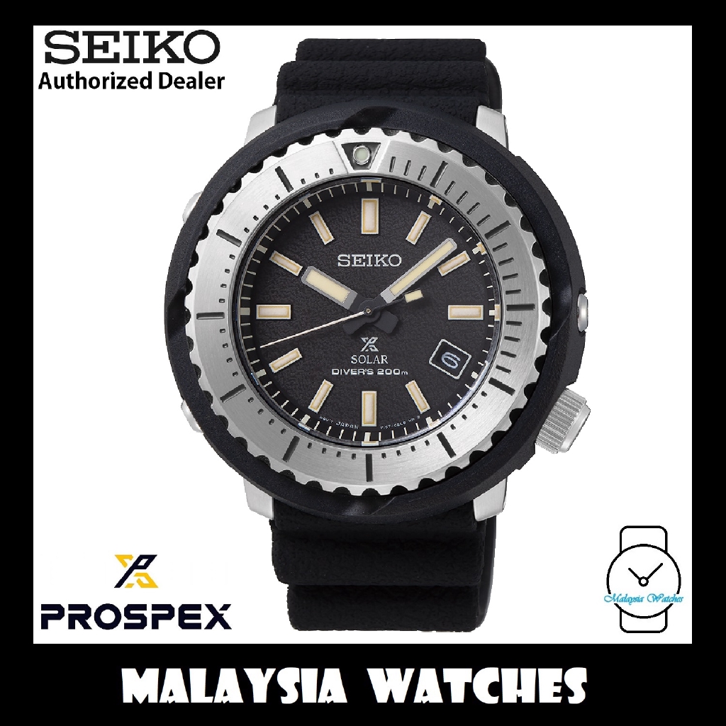 seiko solar 200m divers watch