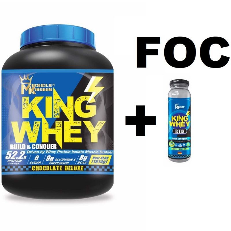 Muscle Kingdom King Whey isolate whey primary 2 lbs/900 g