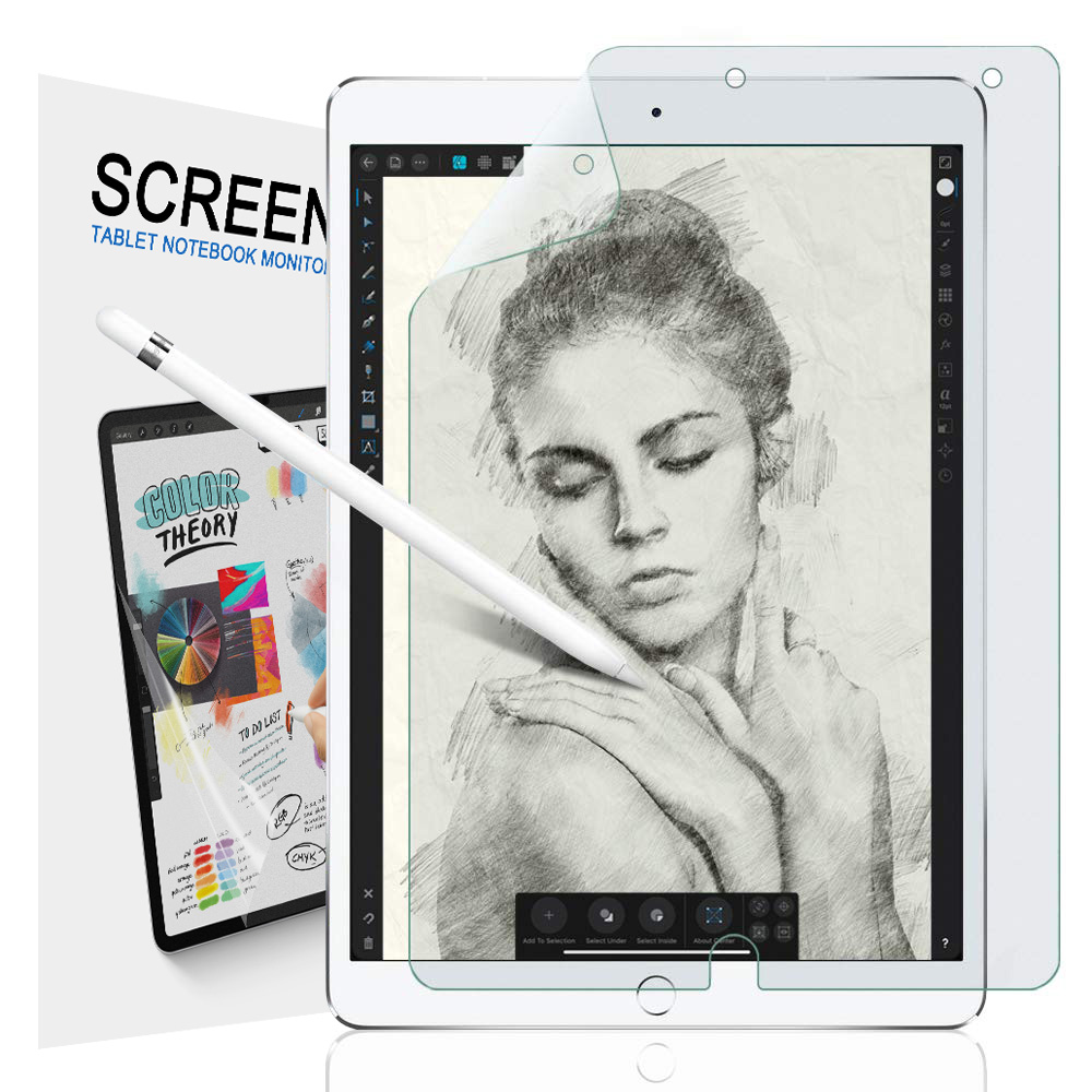 Paper Like Screen Protector For Ipad Pro 12 9 11 10 5 9 7 Air 1 2 3 Mini 4 5 Pet Matte Anti Glare Paint Film For Apple Pencil Shopee Malaysia