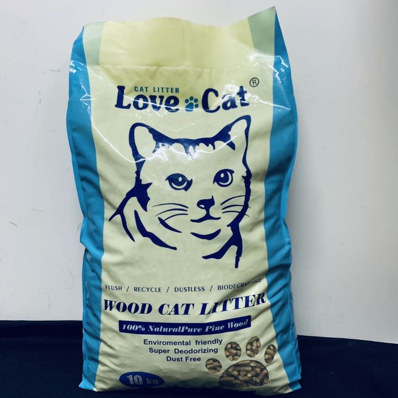 Love Cat Wood Cat Litter 10kg Shopee Malaysia