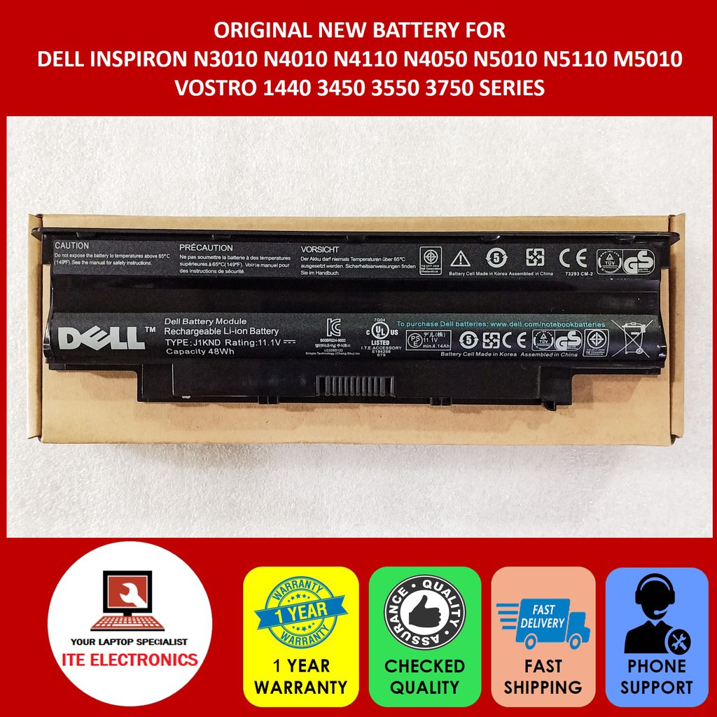ORIGINAL NEW DELL INSPIRON N3010 N4010 N4110 N4050 N5010 N5110 M5010 VOSTRO 1440 3450 3550 3750