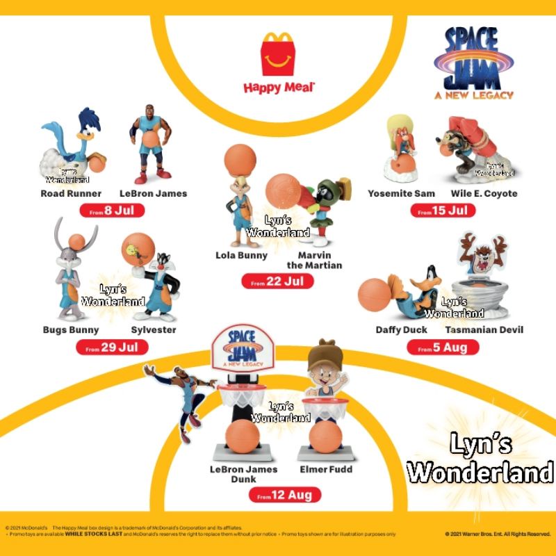 Happy meal toys malaysia 2021