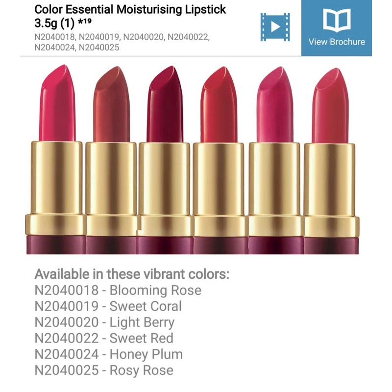 Nutrimetics Color Essential Moisturising Lipstick | Shopee Malaysia