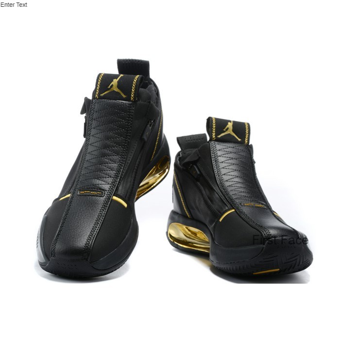 black and gold jordan basketball shoes