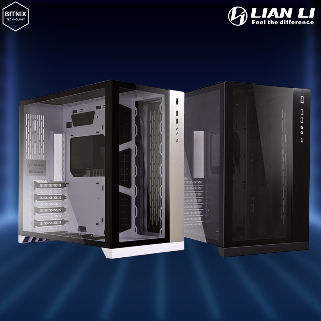 Lian Li Pc O11 Dynamic Black White Tempered Glass Secc Atx Mid Tower Gaming Chassis Shopee Malaysia