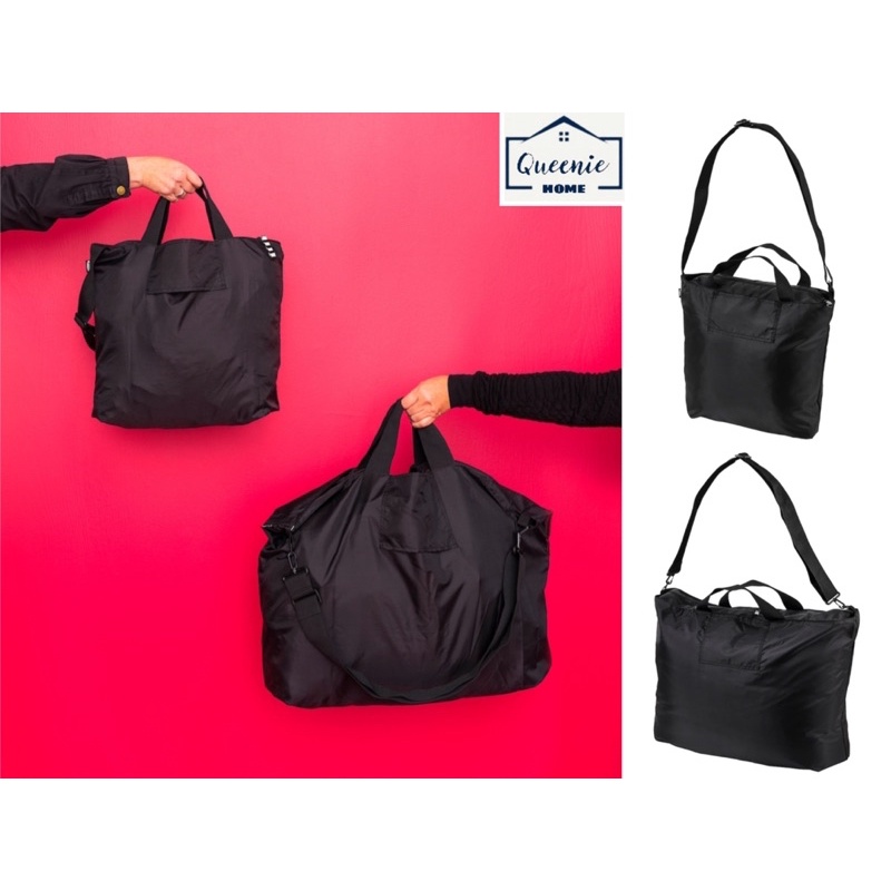 ikea RACKLA Bag, foldable, black, 20 L/55 L Shopee Malaysia