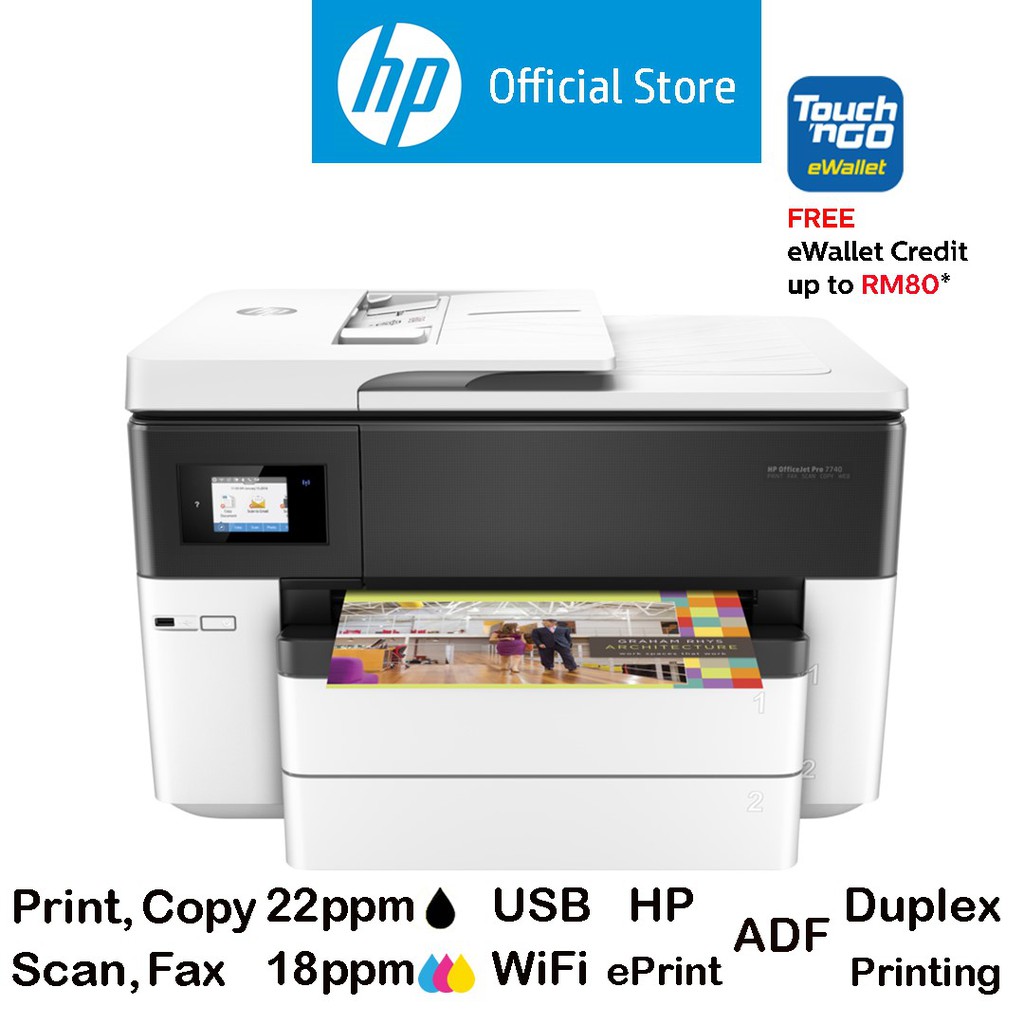 HP OfficeJet 7740 Wide Format All-in-One Printer | Shopee Malaysia