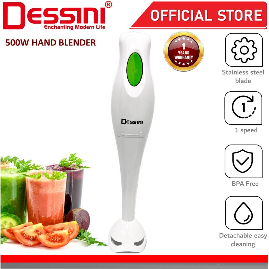 ⯝♴DESSINI ITALY Hand Blender Chopper Mixer Grinder Juicer Food Processor Stainless Steel Knife Blade Pengisar