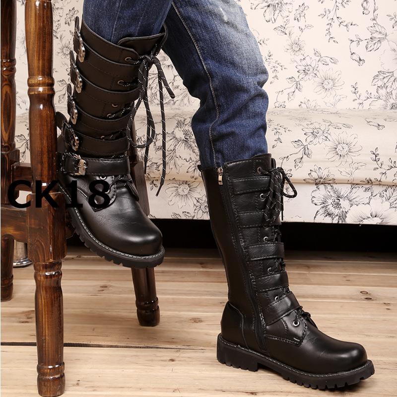mens high boots fashion
