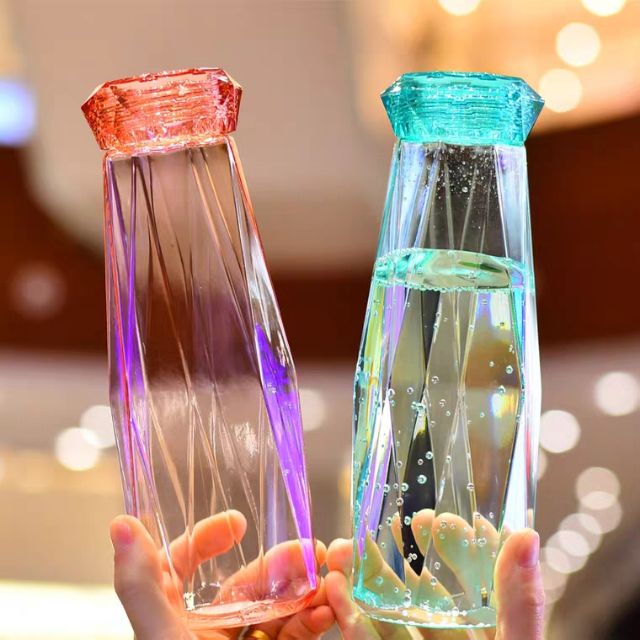 Diamond Shape Water Bottle 600118 Shopee Malaysia