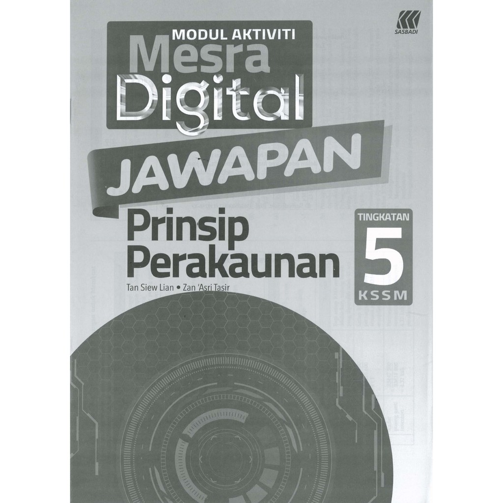 Jawapan Modul 3 Prinsip Perakaunan Tingkatan 5 Akaunsmart