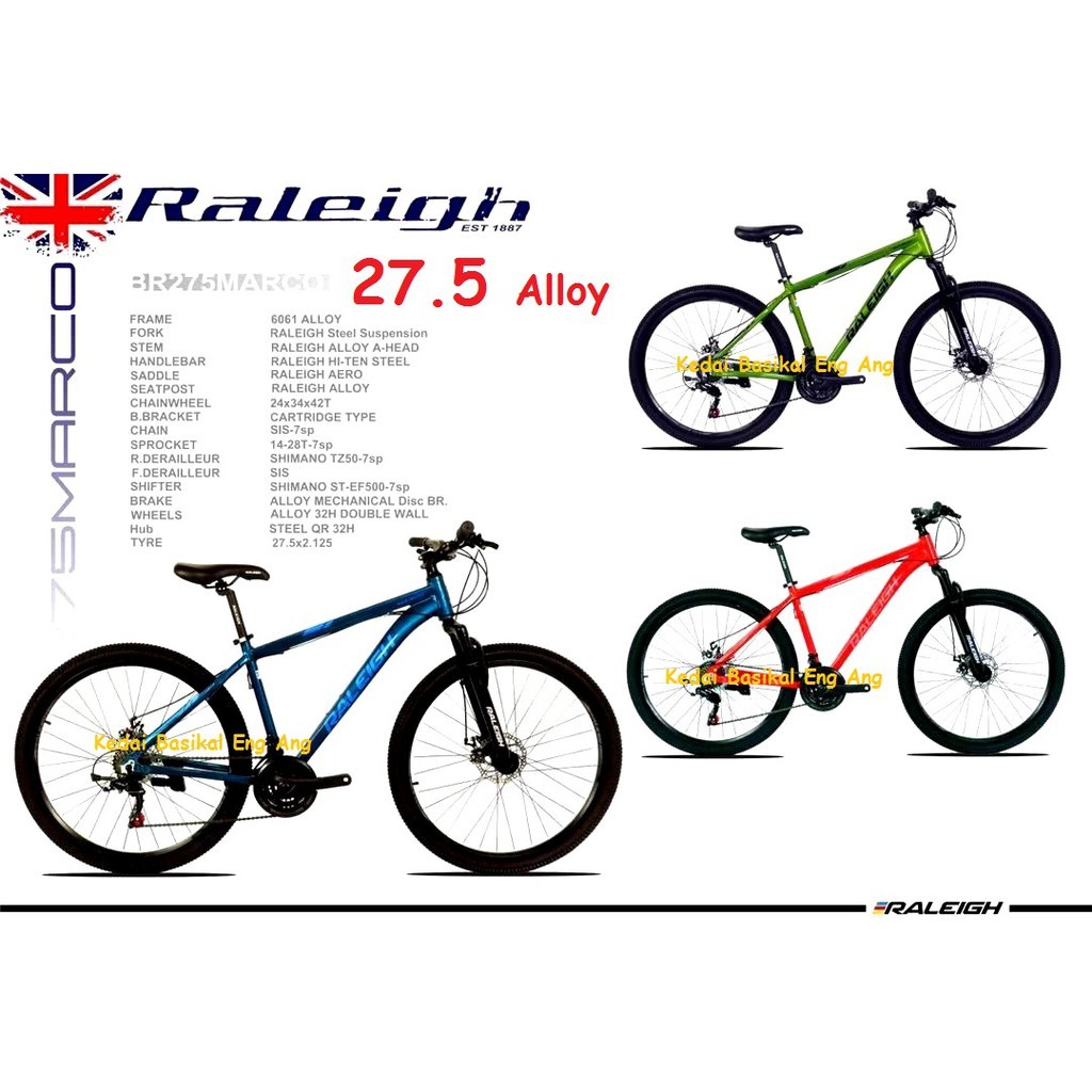 harga basikal mountain bike raleigh