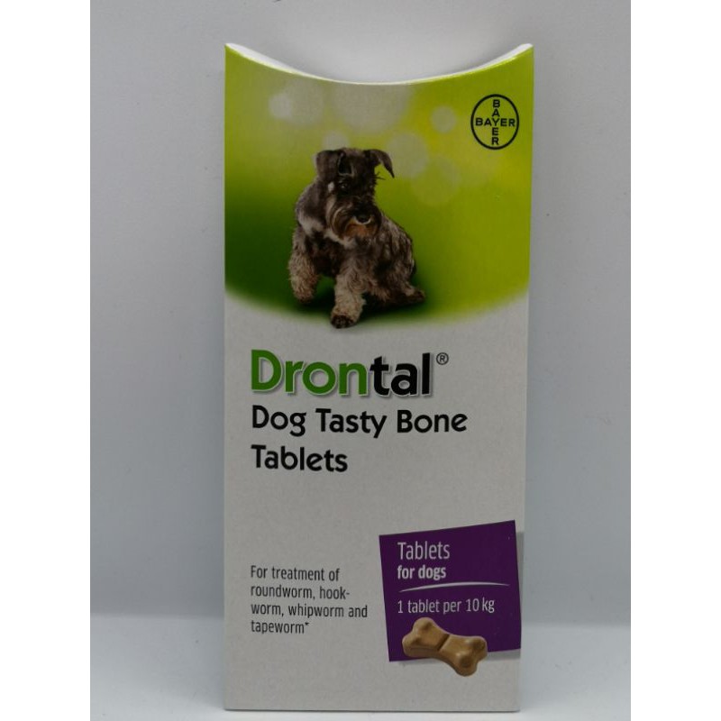 drontal dog tasty bone 6 pack
