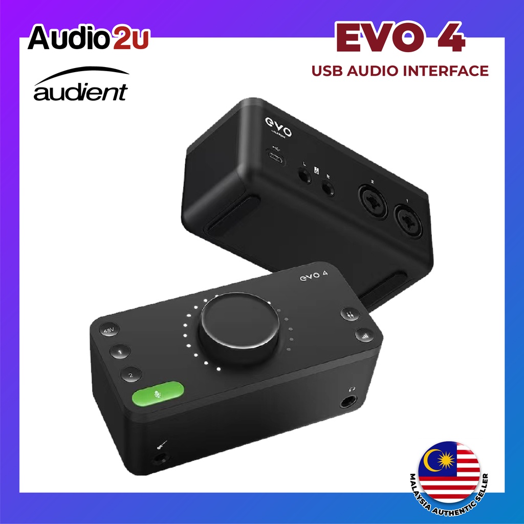 Audient EVO 4 USB Audio Interface Shopee Malaysia