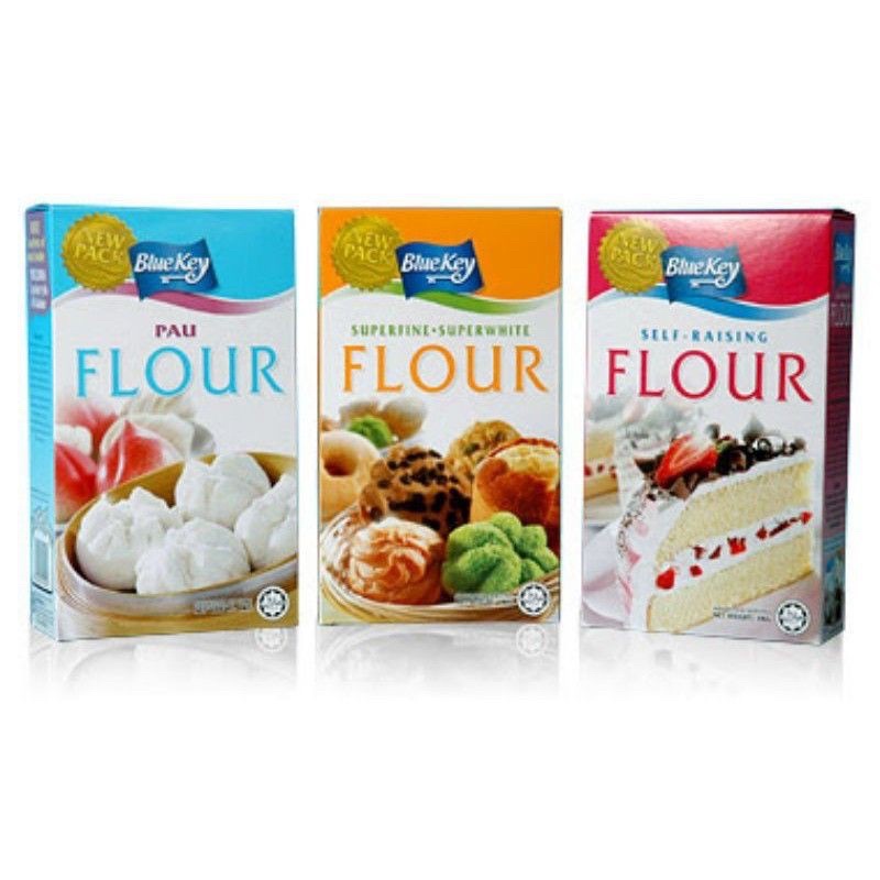 Blue Key Tepung Blue Key Flour - SELF RAISING/PAU/SUPERFINE 1kg ...