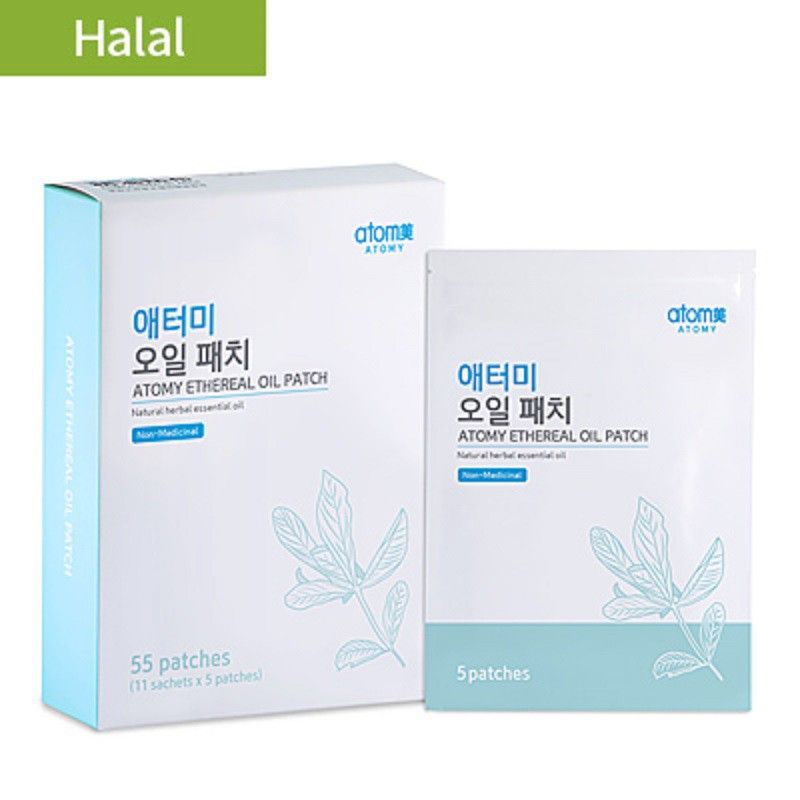 Atomy Ethereal Oil Patch 艾多美 精油贴布 (五片一包) (1 package 5 pieces) Ready Stock