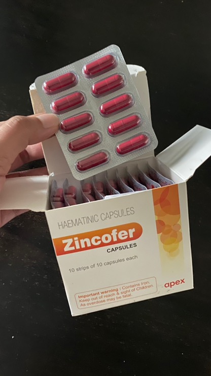 Zincofer Tambah Darah Capsules 10x10s Shopee Malaysia