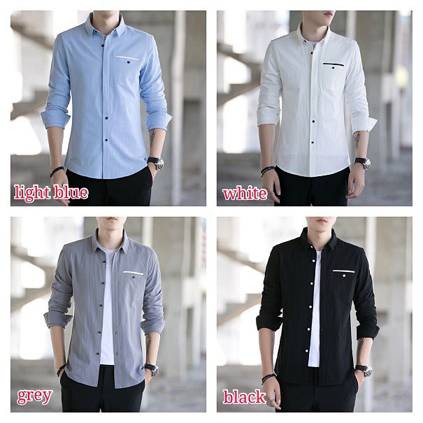 baju slim fit lelaki