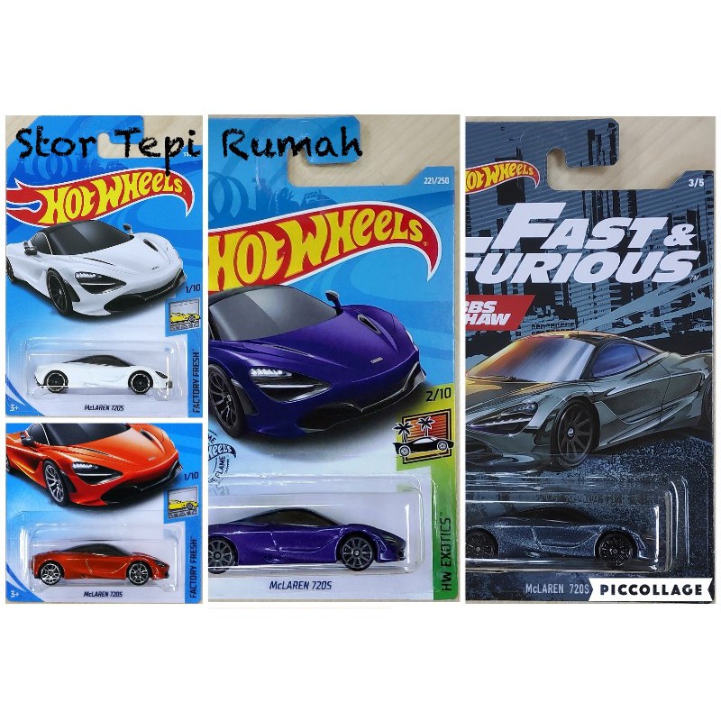 hot wheels mclaren 720s purple