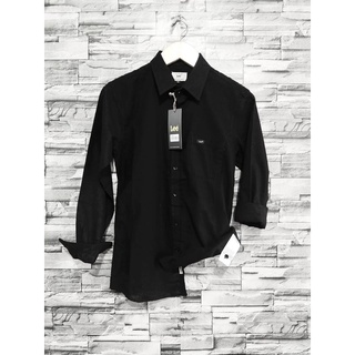 Black Plain Shirt Men And Other Colors Are Long-Sleeved cigaret Material