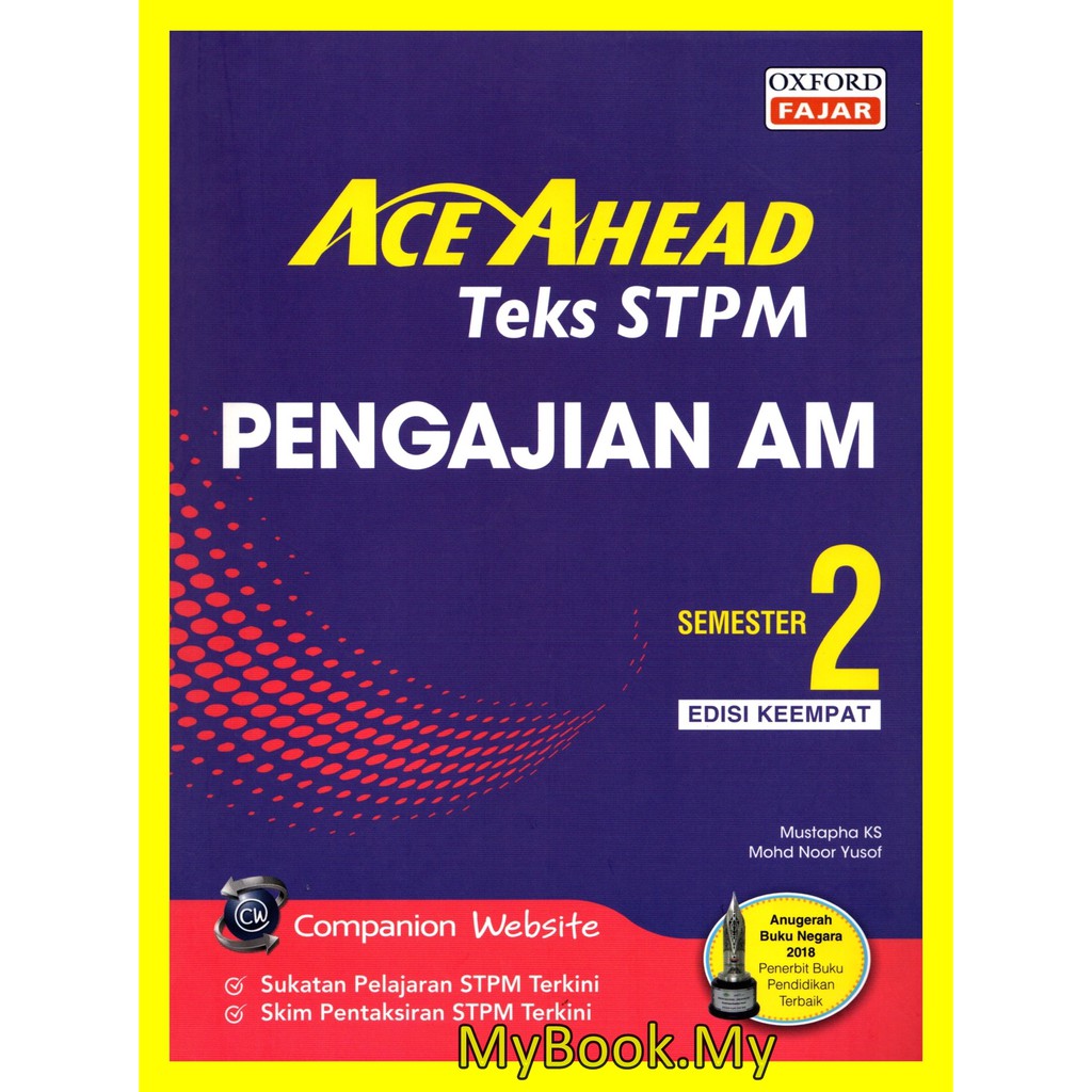 MyB Buku  Ace Ahead Teks STPM Semester 2  Pengajian Am (Oxford Fajar