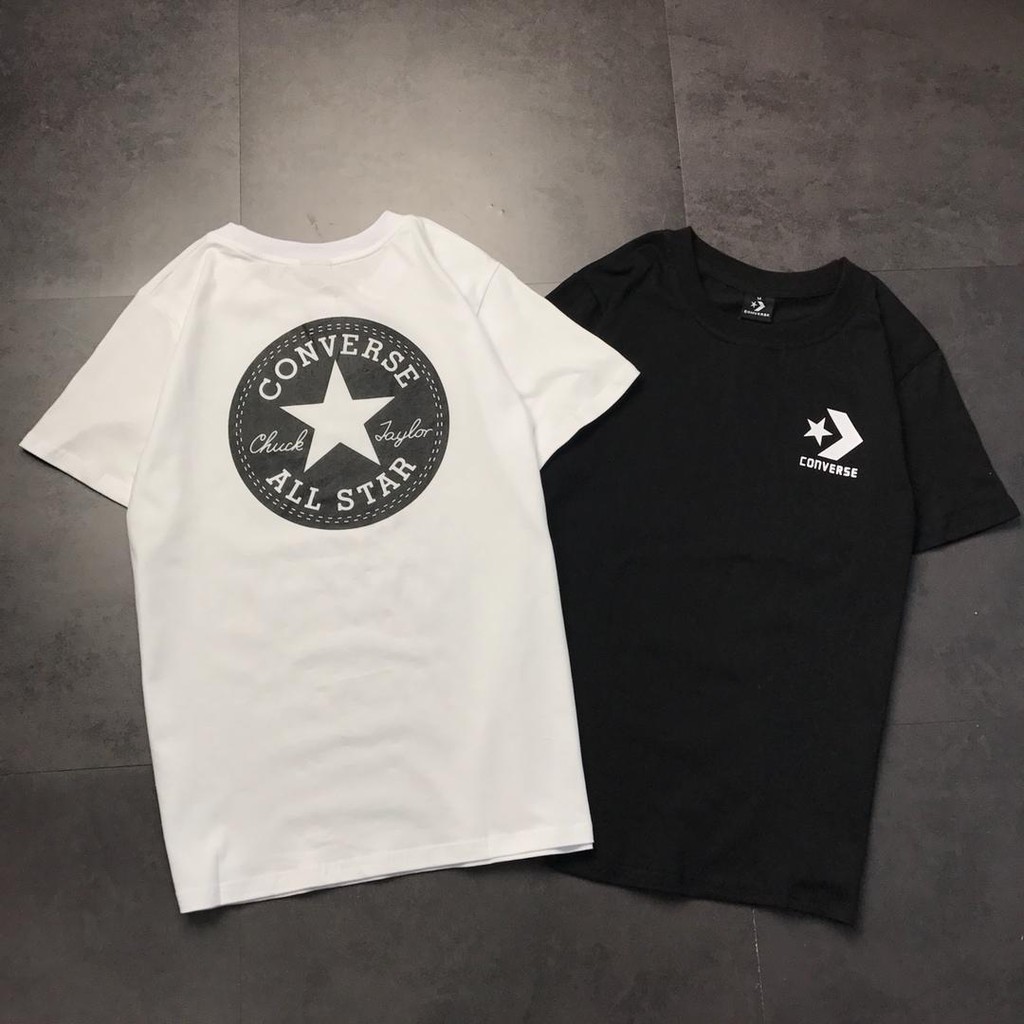 Ready Stock]Free Post Converse Women T-Shirt Men T-Shirt behind the big  logo design short-sleeved T-shirt Tops Blouse | Shopee Malaysia