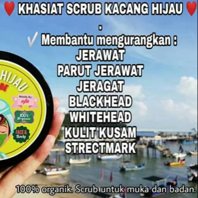 Scrub Kacang Hijau Shopee Malaysia