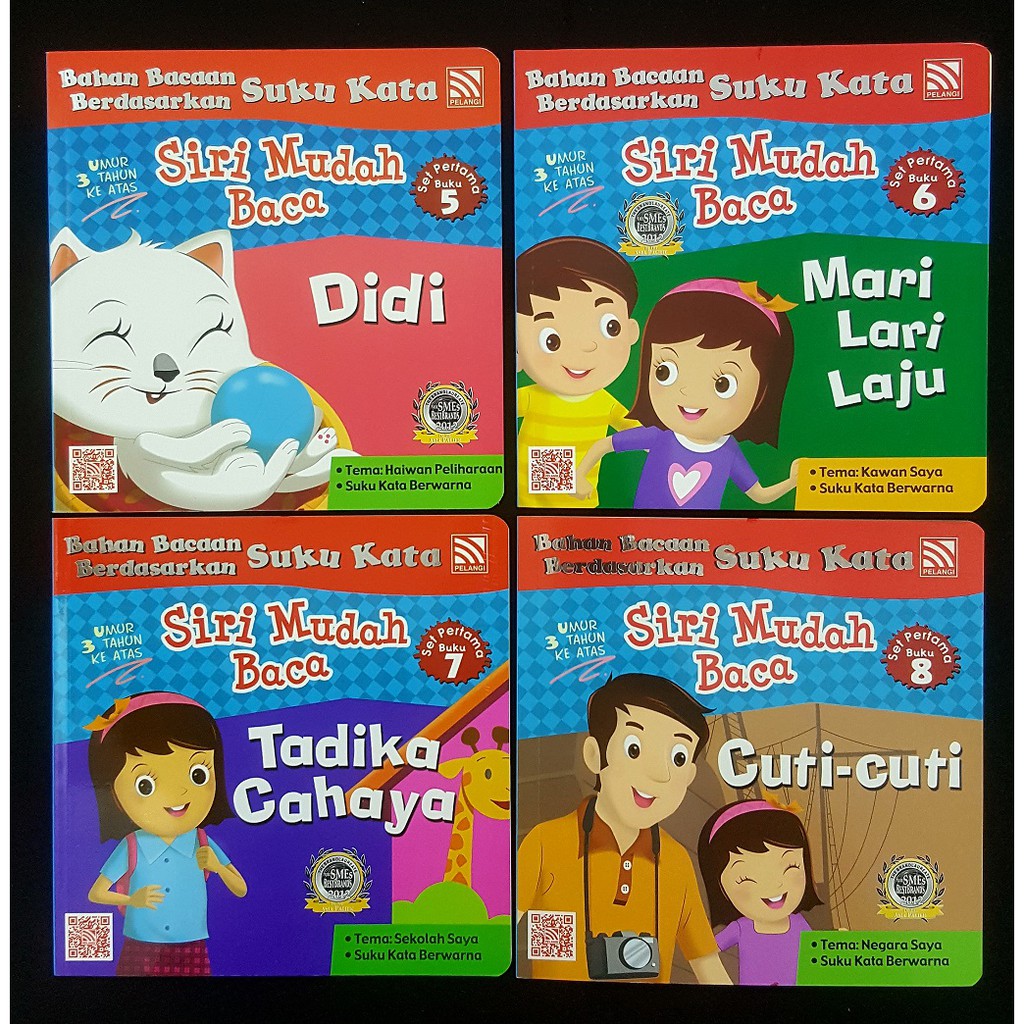 [MH] [BUKU MEMBACA KANAK-KANAK] Siri Mudah Baca - Set Pertama- Pelangi ...