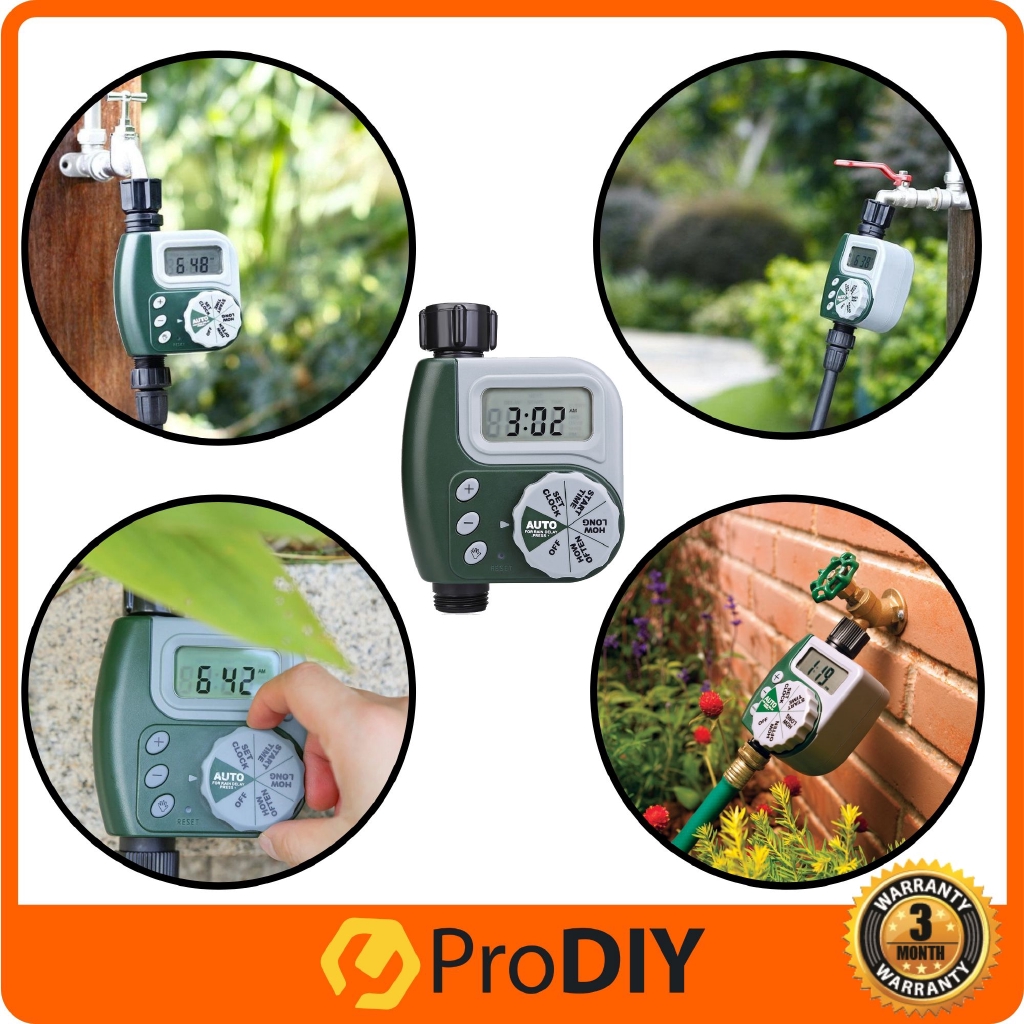PROGARDEN 7880 Electronic Water Tap Timer Home Garden outdoor