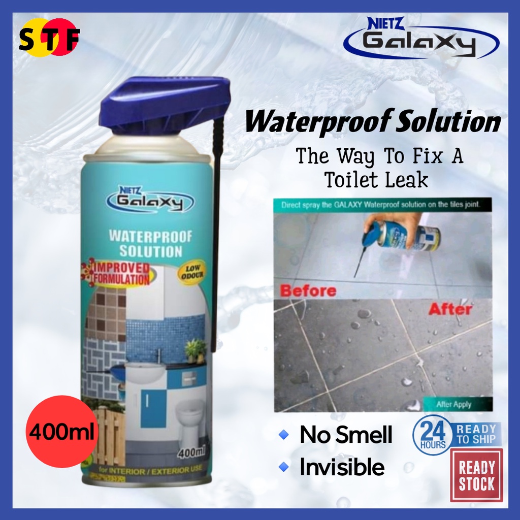 Nietz GALAXY 400ML Interior Exterior Waterproof Spray Solution Toilet Leak Water Proof