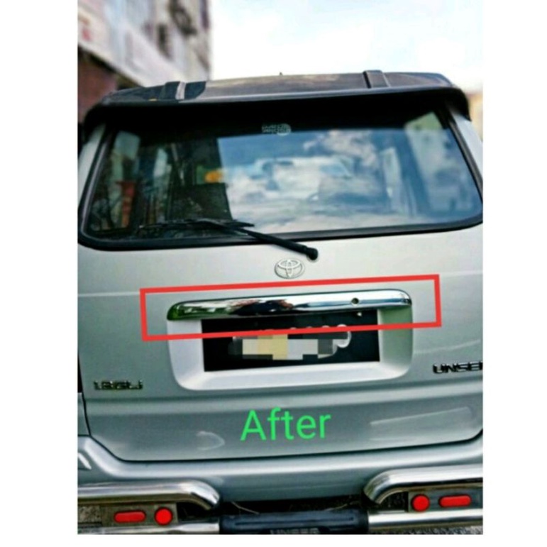 Toyota Unser kijang rear Trunk Lid Chrome Unser Shopee Malaysia