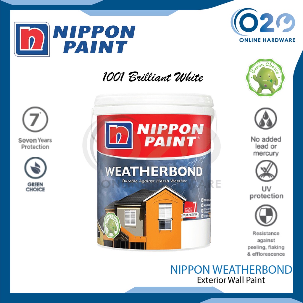Nippon Paint Weatherbond Cat Dinding Paint Cat Painting Acrylic Paint ...