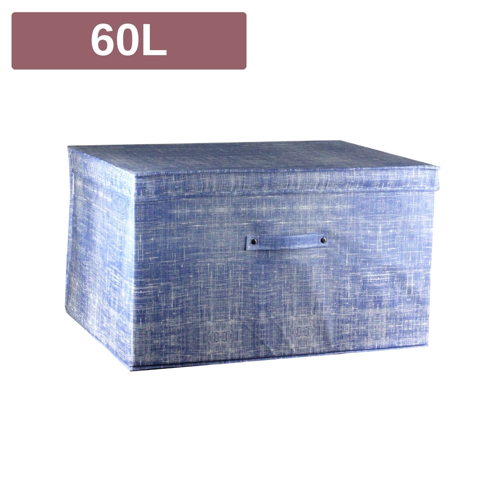 30 / 60 / 72 / 120 Liter Foldable Fabric Storage Box Large Capacity Storage Home Organizer Detachable Kotak Simpanan