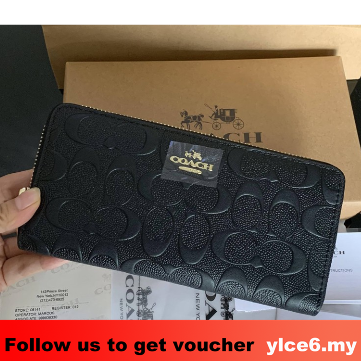 coach long wallet for women
