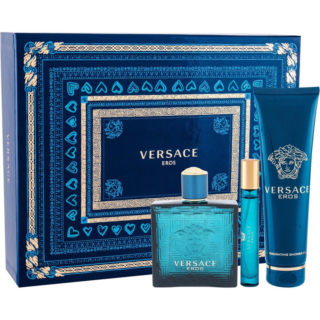 Original Versace Eros For Men 100ml Edt Perfume T Set Shopee Malaysia 