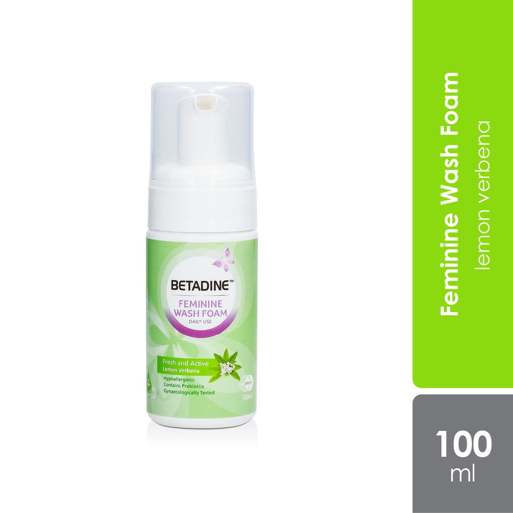 Betadine Feminine Wash Foam Fresh & Active (100ml) Shopee Malaysia
