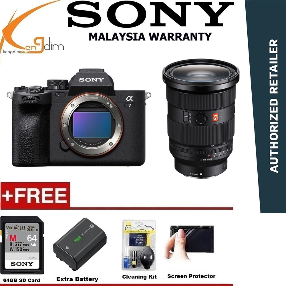 Sony Alpha A7 IV A7IV A7iv With Sony FE 24 70mm F 2 8 GM II Lens 