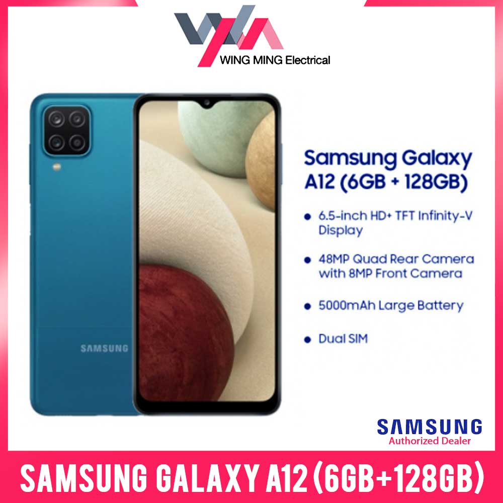 Free Shipping Samsung Galaxy A12s 6gb Ram 128gb Rom 6 5inch Android Smartphone 1 Year Warranty A127 Sm A12s Shopee Malaysia