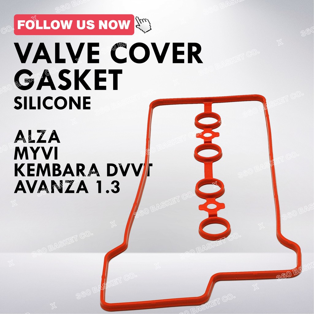 VALVE COVER GASKET (SILICONE), CYLINDER HEAD COVER FOR PERODUA MYVI 1.3