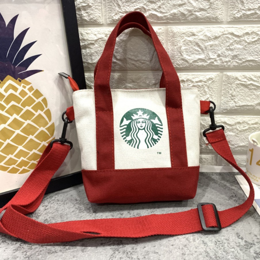 reusable shopper bag starbucks large