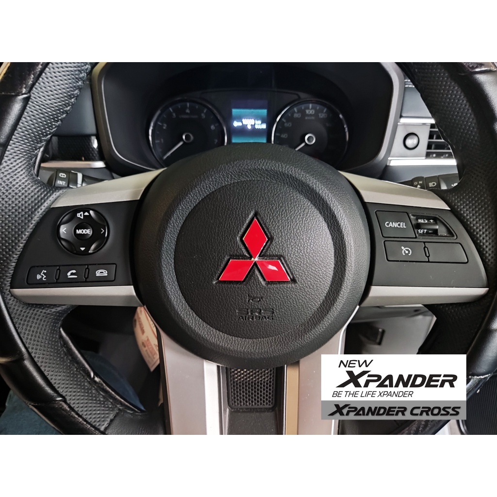 MERAH Xpander Red Steering Wheel Logo Stickers Shopee Malaysia